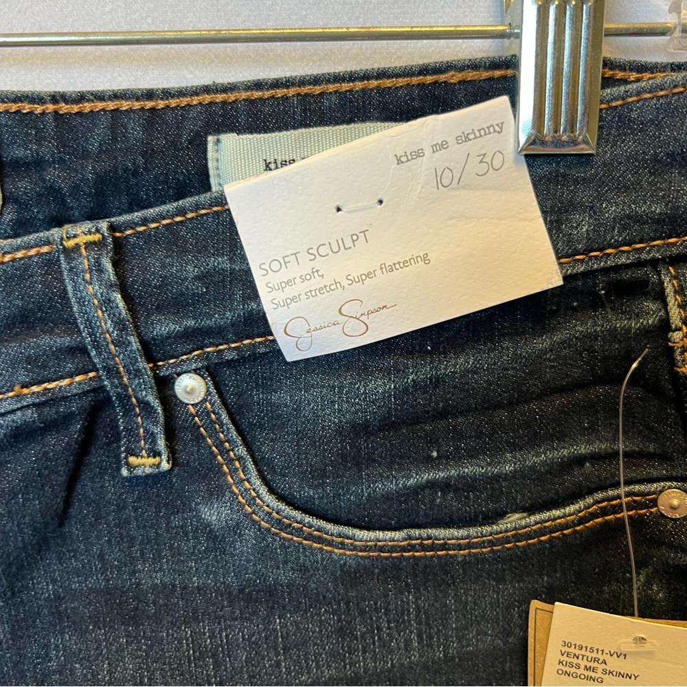 NWT Jessica Simpson Women's Jeans. Skinny Fit Dark Wash - Picture 6 of 12
